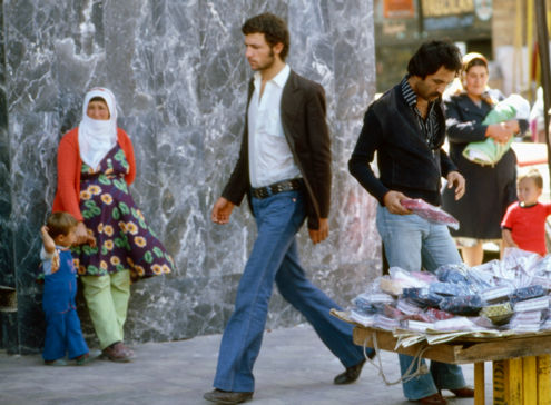 Il bazar di Kayseri nell'agosto 1978