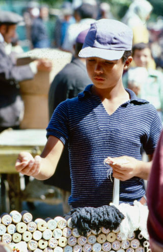 Il bazar di Kayseri nell'agosto 1978