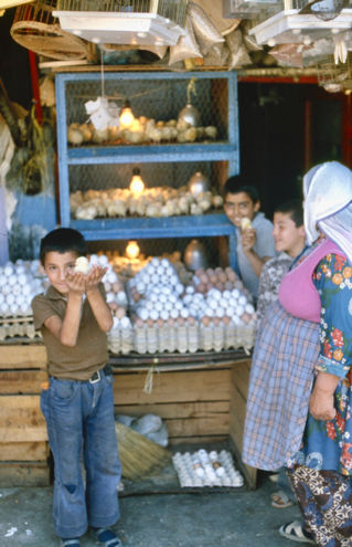 Il bazar di Kayseri nell'agosto 1978