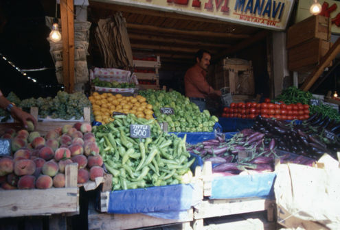 Il bazar di Kayseri nell'agosto 1978