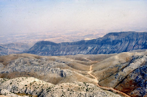 Il tratturo verso il Nemrut nell'agosto 1978